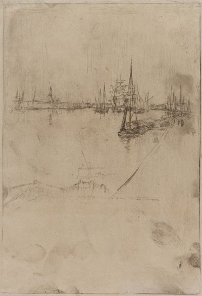 Schiffe, Venedig von James Abbott McNeill Whistler