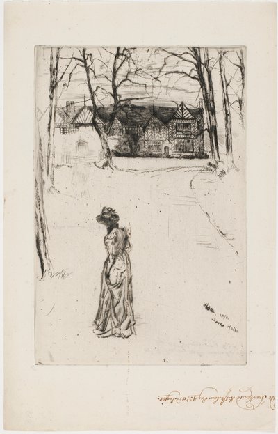 Speke Hall: Die Allee von James Abbott McNeill Whistler