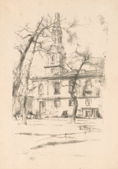 St. Giles-in-the-Fields von James Abbott McNeill Whistler