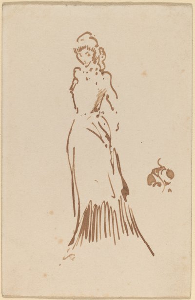 Stehende weibliche Figur von James Abbott McNeill Whistler