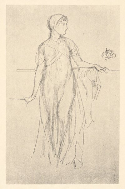 Studie, Klassische Figur von James Abbott McNeill Whistler