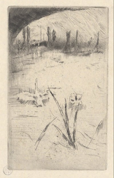 Schwan und Iris von James Abbott McNeill Whistler
