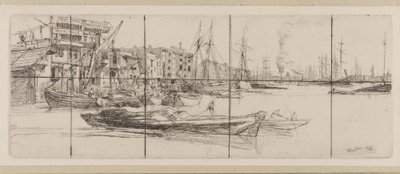 Themse-Lagerhäuser von James Abbott McNeill Whistler