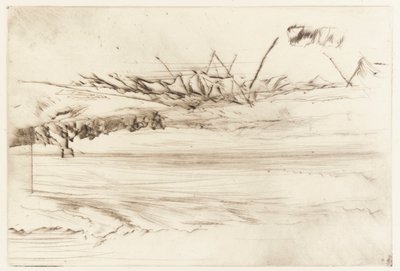 Der Strand von Hastings von James Abbott McNeill Whistler