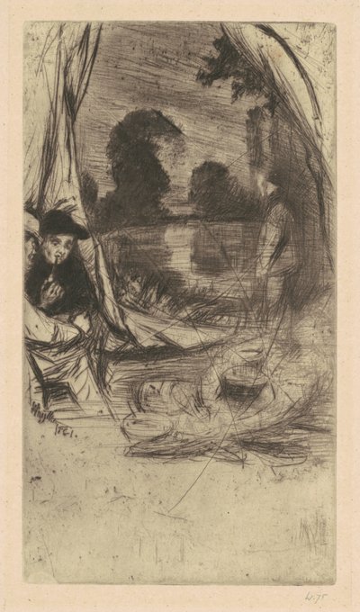 Das Lager von James Abbott McNeill Whistler