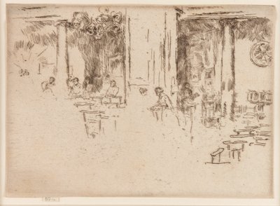 Die Kirche - Brüssel (Anbetung) von James Abbott McNeill Whistler