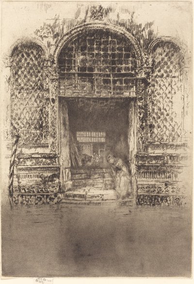 Die Türöffnung von James Abbott McNeill Whistler