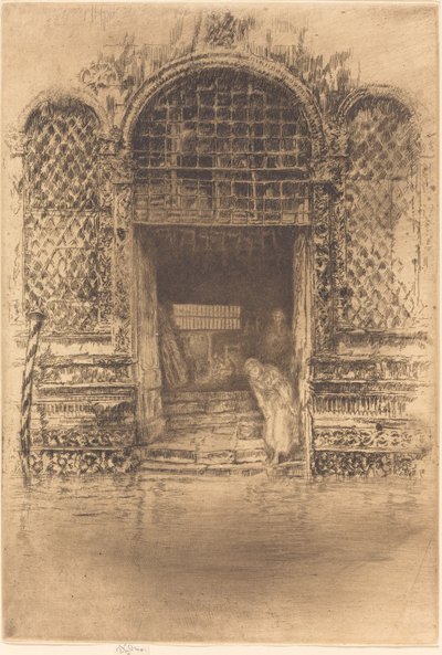 Die Türöffnung von James Abbott McNeill Whistler