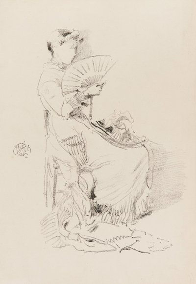 Der Fächer von James Abbott McNeill Whistler