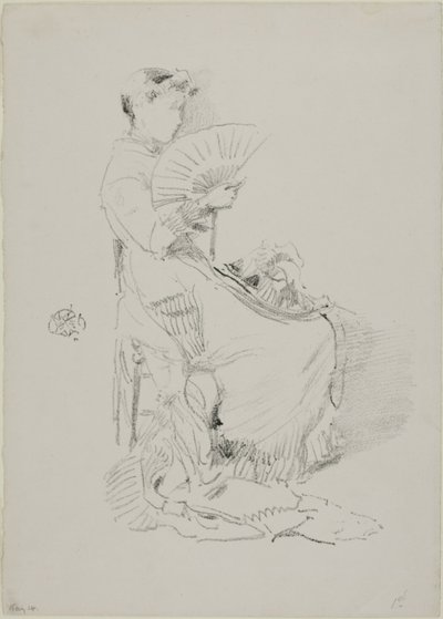 Der Fächer von James Abbott McNeill Whistler