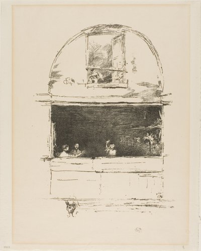 Die Schmiede, Passage du Dragon von James Abbott McNeill Whistler