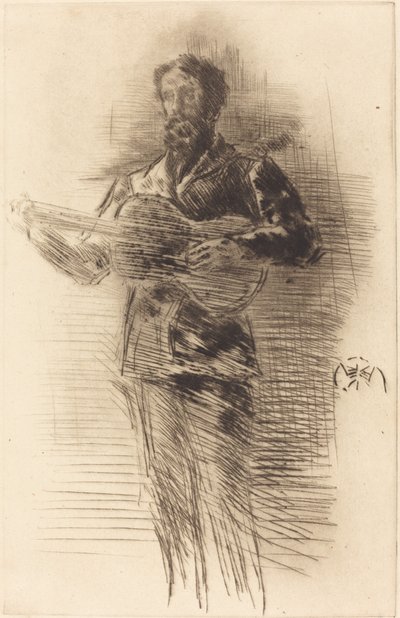 Die Gitarrenspielerin von James Abbott McNeill Whistler