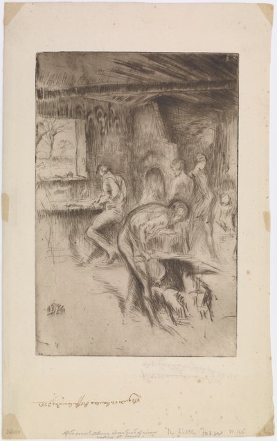 Die kleine Schmiede, Liverpool von James Abbott McNeill Whistler