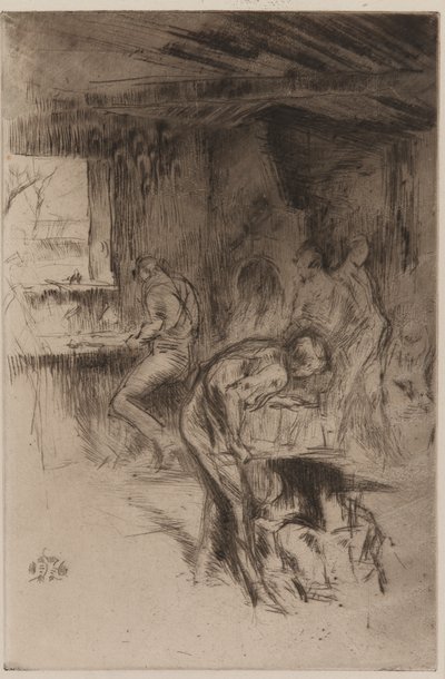 Die kleine Schmiede, Liverpool von James Abbott McNeill Whistler