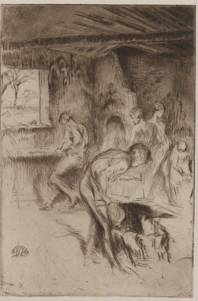Die kleine Schmiede, Liverpool von James Abbott McNeill Whistler