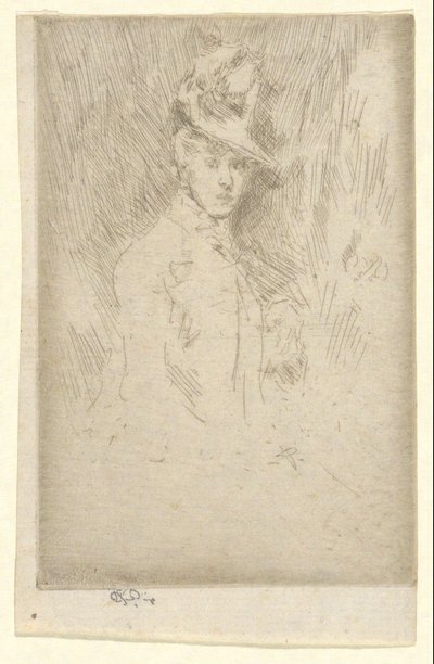 Der kleine Hut von James Abbott McNeill Whistler