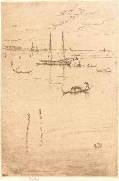 Die kleine Lagune von James Abbott McNeill Whistler