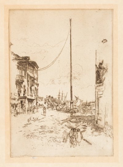 Der kleine Mast von James Abbott McNeill Whistler
