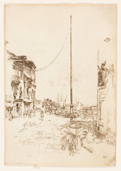 Der kleine Mast von James Abbott McNeill Whistler