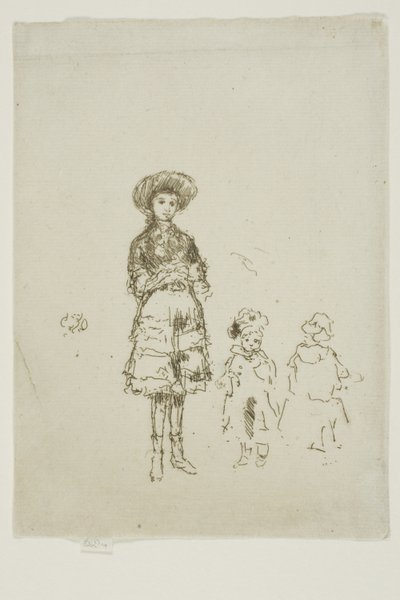 Die kleine Krankenschwester, Grays Inn von James Abbott McNeill Whistler