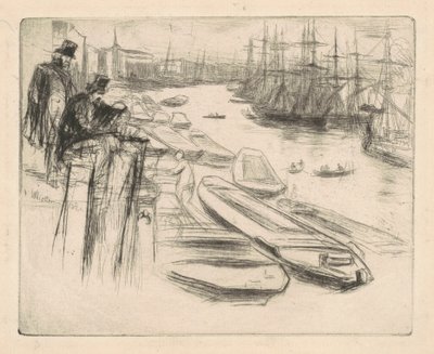 Der kleine Teich von James Abbott McNeill Whistler