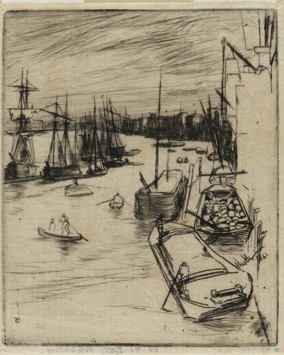 Der kleine Rotherhithe von James Abbott McNeill Whistler