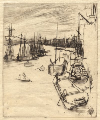 Der kleine Rotherhithe von James Abbott McNeill Whistler