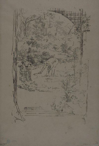 Der Mann mit einer Sichel von James Abbott McNeill Whistler