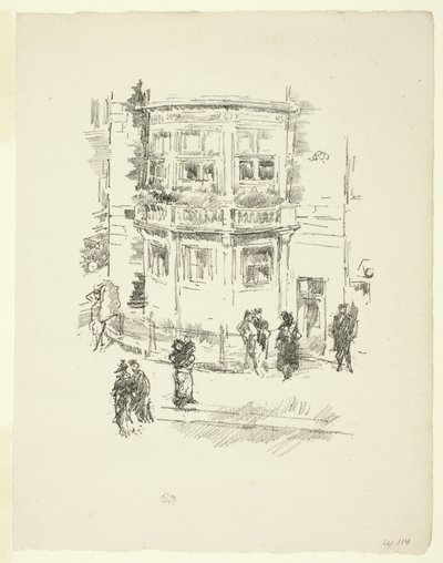 Das Fenster des Direktors, Gaiety Theatre von James McNeill Whistler