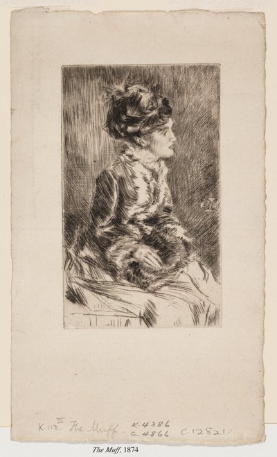 Der Muff von James Abbott McNeill Whistler