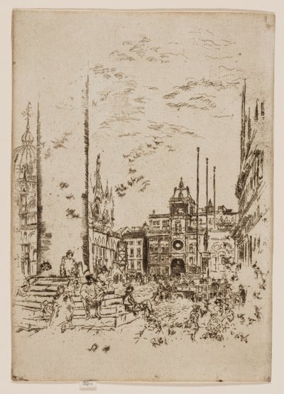 Die Piazzetta von James Abbott McNeill Whistler