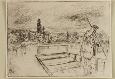 Das Stocherkahn von James Abbott McNeill Whistler