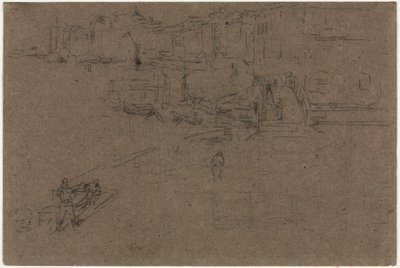 Die Riva, Venedig von James McNeill Whistler