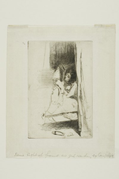 Der Pantoffel von James Abbott McNeill Whistler