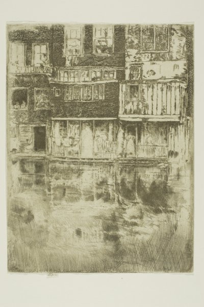 Das quadratische Haus, Amsterdam von James Abbott McNeill Whistler