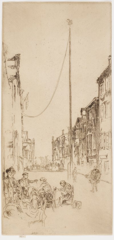 Der venezianische Mast von James Abbott McNeill Whistler