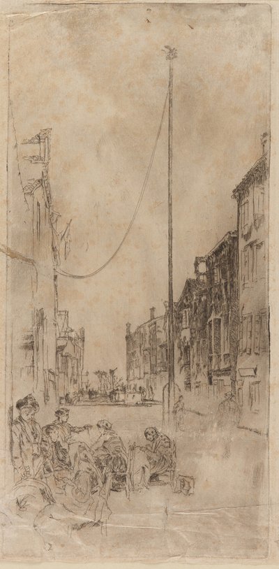 Der venezianische Mast von James Abbott McNeill Whistler