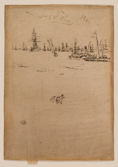 Das Besucherboot von James McNeill Whistler