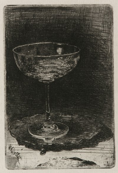 Das Weinglas von James Abbott McNeill Whistler