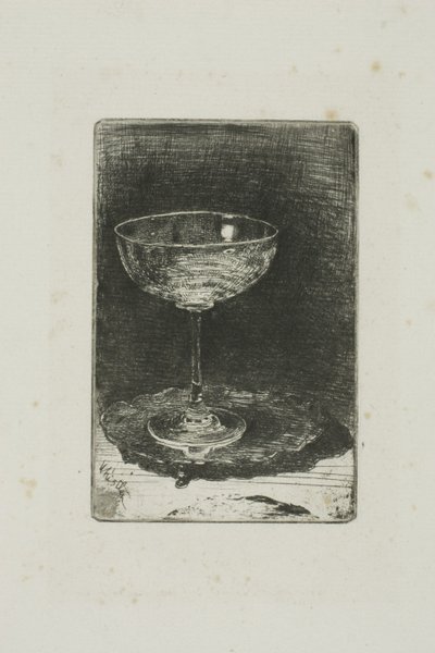 Das Weinglas von James Abbott McNeill Whistler