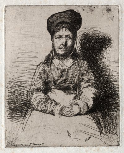 Zwölf Radierungen aus der Natur: La Rétameuse von James McNeill Whistler