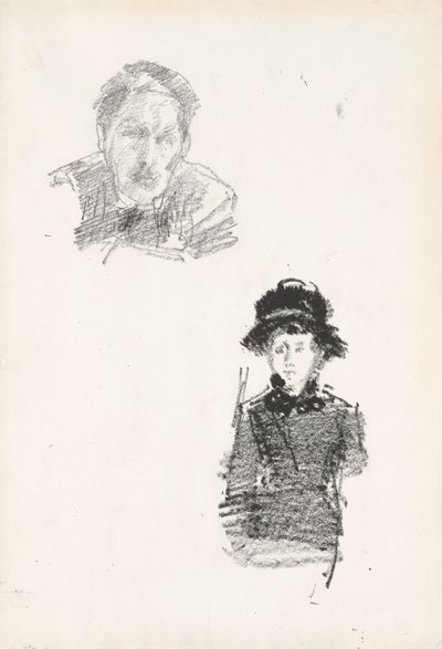 Zwei Skizzen von James McNeill Whistler