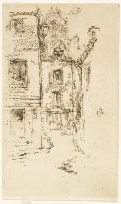 Unter der Kathedrale, Blois von James Abbott McNeill Whistler