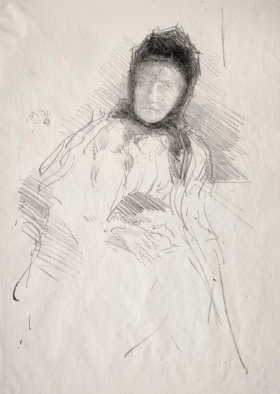 Unvollendete Skizze von Lady Haden von James McNeill Whistler