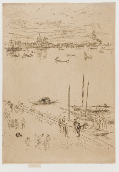 Aufrechtes Venedig von James Abbott McNeill Whistler