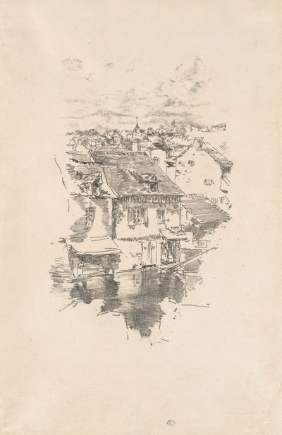 Vitré: Der Kanal von James McNeill Whistler