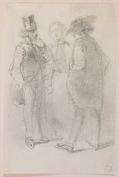 Whistler mit Freunden von James Abbott McNeill Whistler