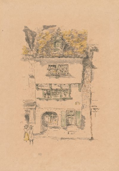 Gelbes Haus, Lannion von James McNeill Whistler