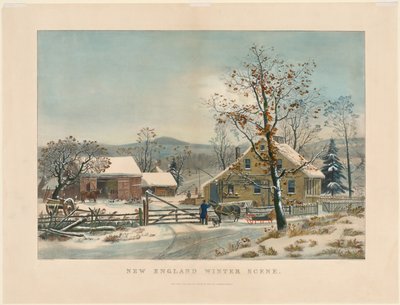 Winterlandschaft in Neuengland von James Merritt Ives