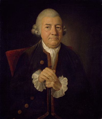 Porträt von John Baskerville 1706-1775, 1774 von James Millar